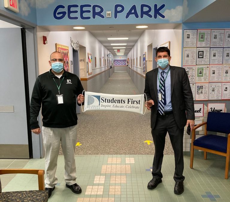 Dr. Maleyko Visits Geer Park Today